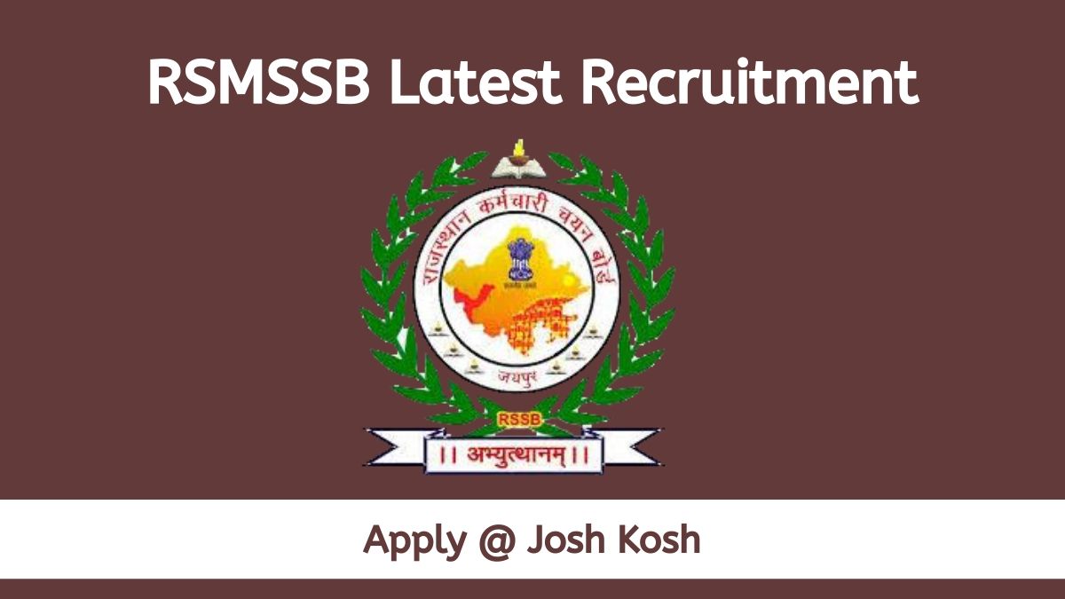 RSMSSB Recruitment 2020 Ki Puri Jaankari Hindi Mein